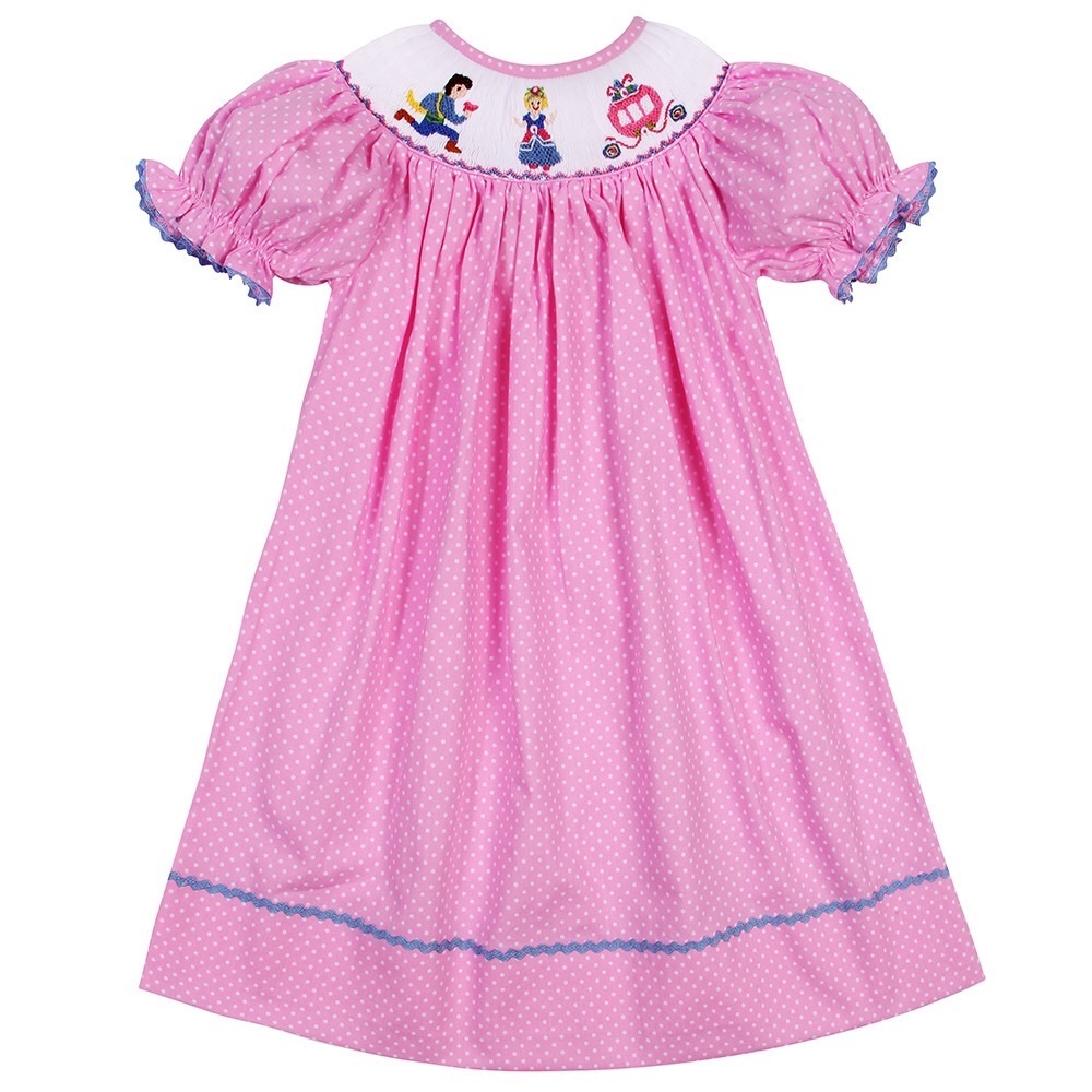 Smocked Bishop Dress- Prince and Princess - Picture 2 of 6